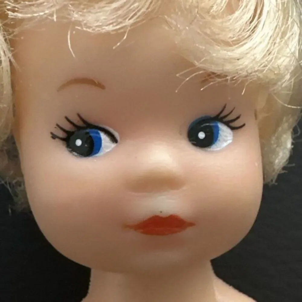 Vintage‎ Plastic Mini Baby Doll 4 inch 1960's doll